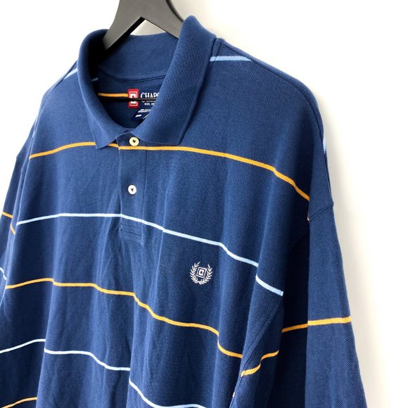 CHAPS Crest Striped Polo Shirt NWT - Picture 9 of 16